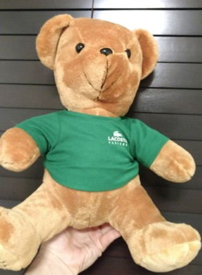 lacoste teddy bear